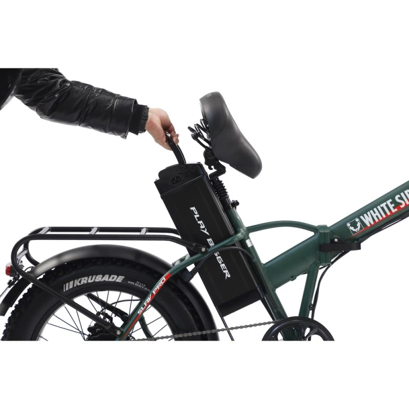 Электровелосипед WHTE SIBERIA SLAV PRO 1000W (матовый серый) — купить в Туле