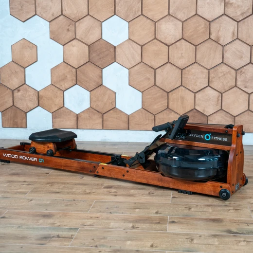 Гребной тренажер домашний OXYGEN FITNESS WOOD ROWER Q1 купить в Туле — магазин тренажеров в Туле