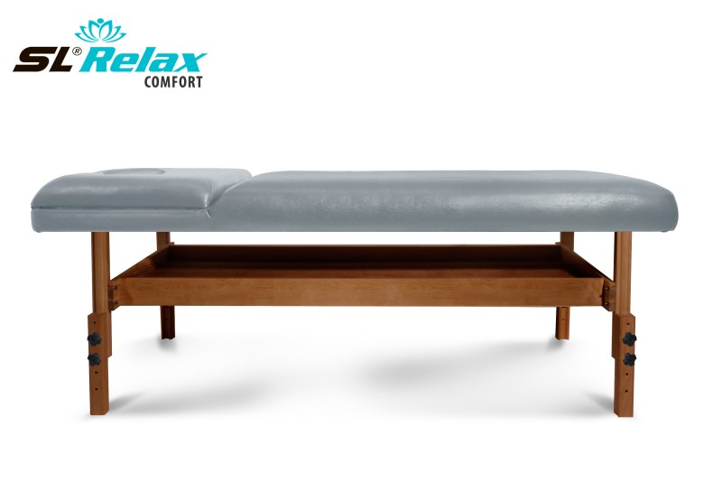 Массажный стол Relax Comfort серая кожа (№4)