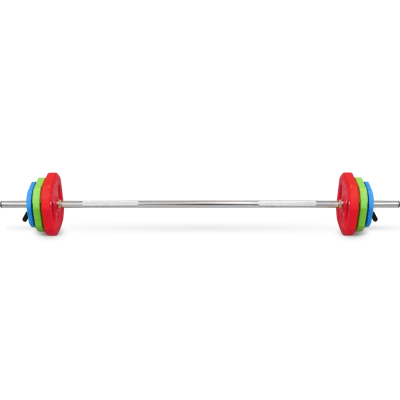 Штанга для аэробики BRONZE GYM БОДИПАМП(гриф,весовые диски 2x1,25кг,2x2,5кг,2x5кг,пара замков)
