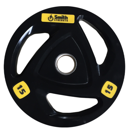 Диск обрезиненый 15кг. Smith Сила WP085