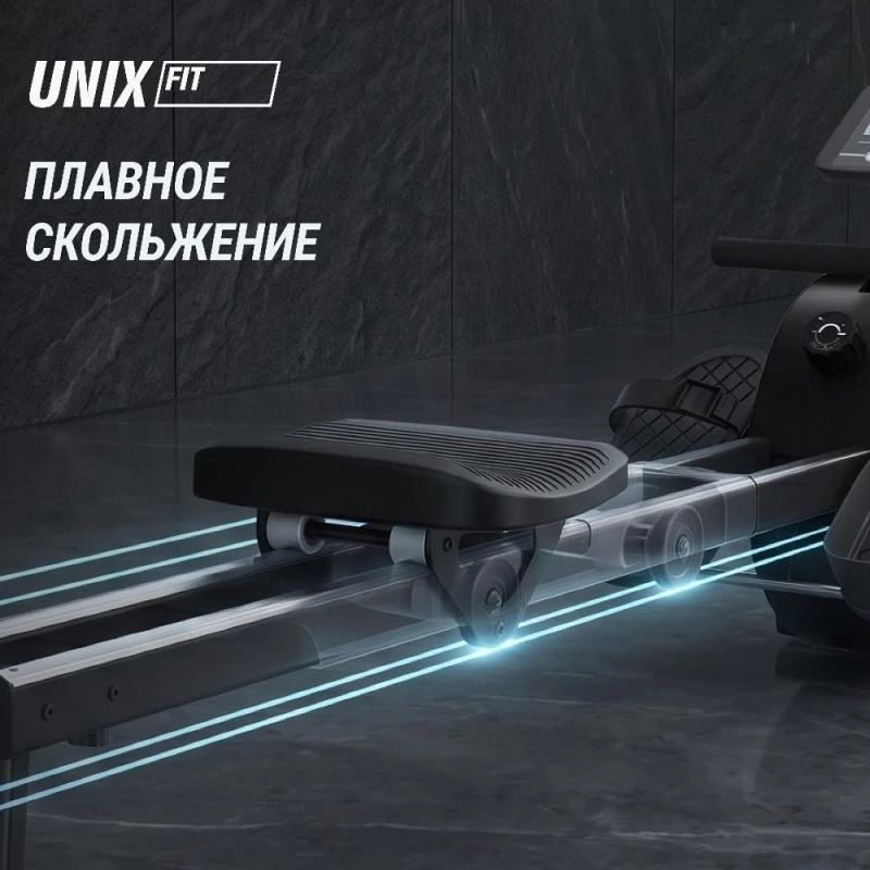 Гребной тренажер UNIX Fit Techno Rower 360 с механической нагрузкой — купить в Туле в магазине тренажеров
