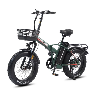 Электровелосипед WHTE SIBERIA SLAV PRO 1000W (матовый зеленый) — купить в Туле
