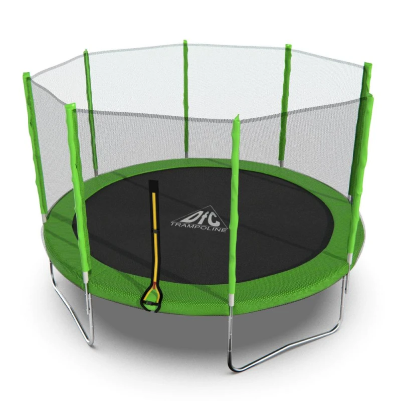 Батут DFC Trampoline Fitness с сеткой 12ft купить в Туле по низкой цене