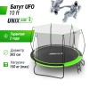 Батут UNIX Line НЛО / UFO 10 ft (305 см) зеленый купить в Туле по низкой цене