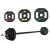 Штанга для аэробики с дисками (2x5kg /2x2.5kg /2x1.25kg) Smith Сила (Strength) PXPMS 05