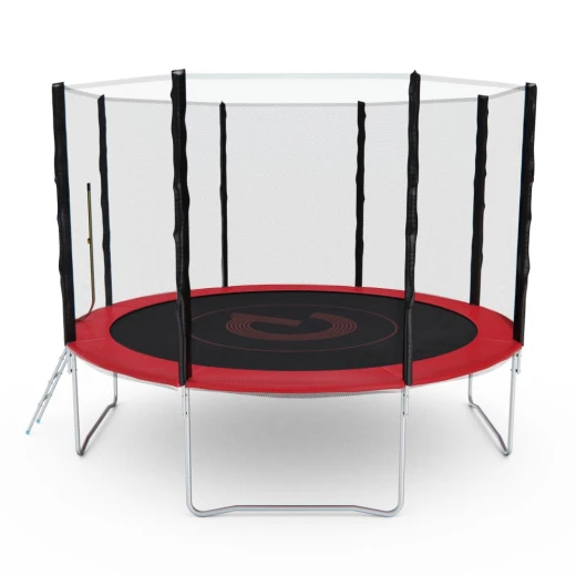 Батут с сеткой DFC PELPO 12ft с лестницей, RED купить в Туле по низкой цене
