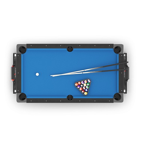 Игровой стол UNIX Line Трансформер 4 в 1 (204х112 cм) Black