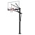 Баскетбольная стойка стационарная UNIX Line B-Stand-TG PRO 72"x42" (180 х 105 см) R45 H230-305 см