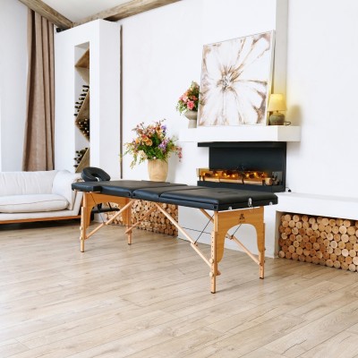 Массажный стол DFC NIRVANA Relax PRO, чёрный