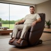 Просторное массажное кресло FUJIMO 氣 DISCOVERY 3D XL Коричневый