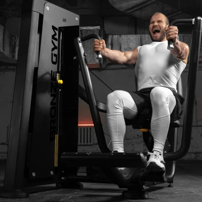 Жим от груди профессиональный BRONZE GYM NEO 08 – купить тренажёр для зала