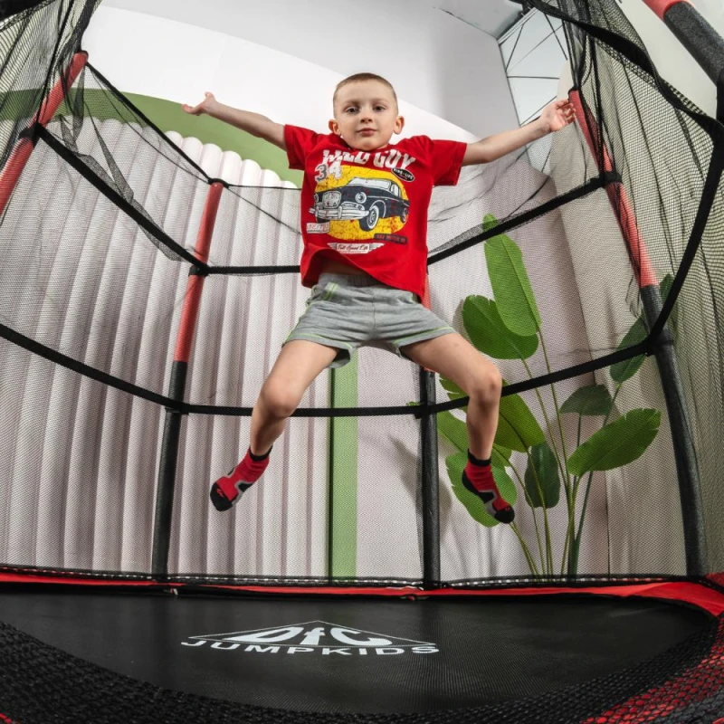 Батут DFC JUMP KIDS 55" красно-серый купить в Туле по низкой цене