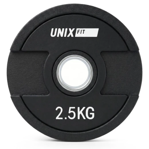 Набор дисков уретановых с хватом UNIX Fit PRO от 2,5 до 25 кг, 6 шт.