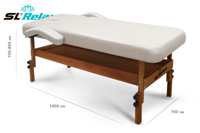 Массажный стол Relax Comfort-М бежевая кожа (№4)