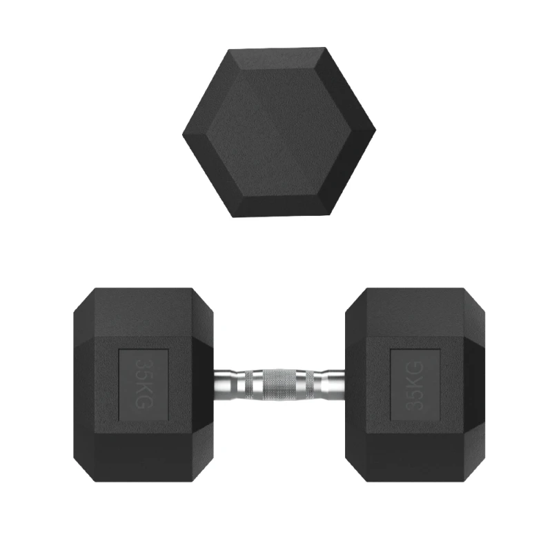 Гантель гексагональная UNIX Fit обрезиненная 35 кг / шт.