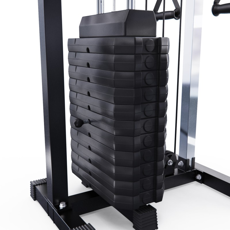 Кроссовер DFC D1003, стек 66 кг – тренажер для дома и зала