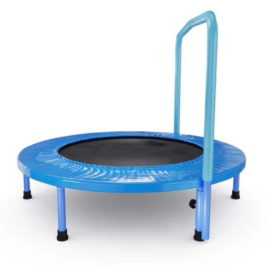 Батут с поручнем DFC JUMPFIT 36'' синий купить в Туле по низкой цене