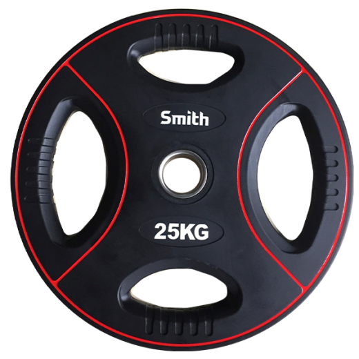 Диск полиуретановый 25кг. Smith Сила PUWP12