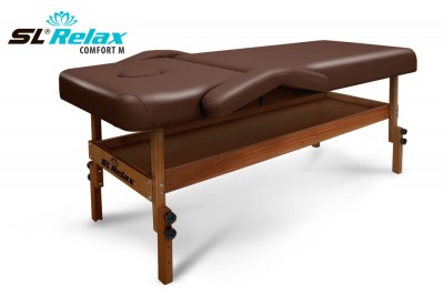 Массажный стол Relax Comfort-М коричневая кожа (№4)