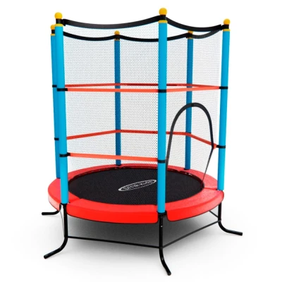 Батут детский DFC SMRKIDS 55" с сеткой, RED купить в Туле по низкой цене