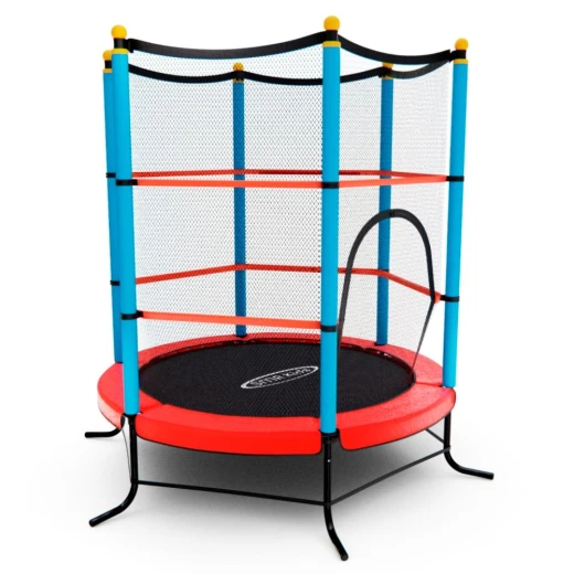 Батут детский DFC SMRKIDS 55" с сеткой, RED купить в Туле по низкой цене