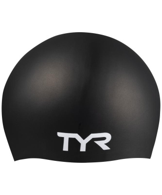 Шапочка для плавания Long Hair Wrinkle-Free Silicone Cap, силикон, LCSL/001, черный