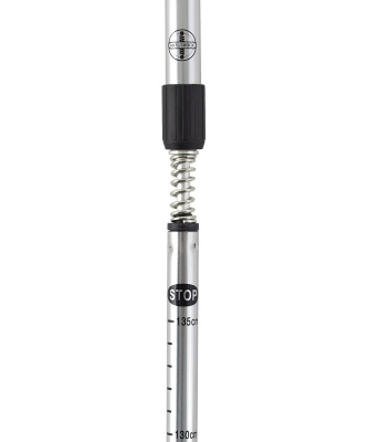Скандинавские палки Nimbus, 77-135 см, 2-секционные, серебристый/голубой