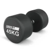 Гантель UNIX Fit PRO круглая обрезиненная 45 кг / шт.