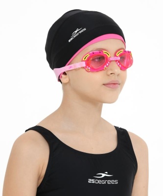 Шапочка для плавания Duplo Black/Pink, полиамид