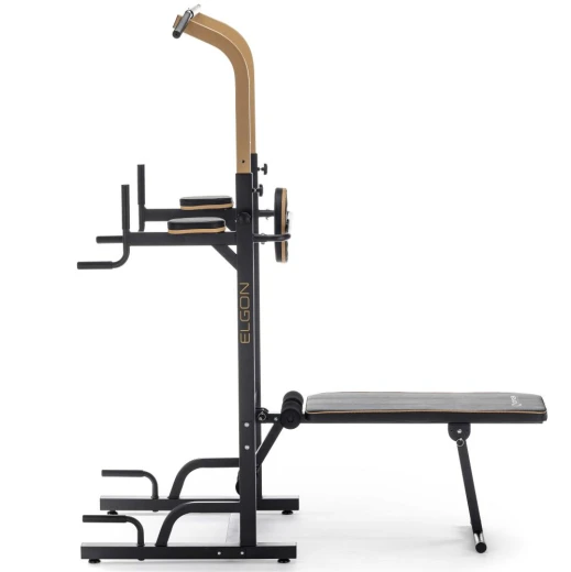 Турник 3 в 1 со скамьей домашний OXYGEN FITNESS ELGON — купить в Туле в магазине тренажеров ArtRelax