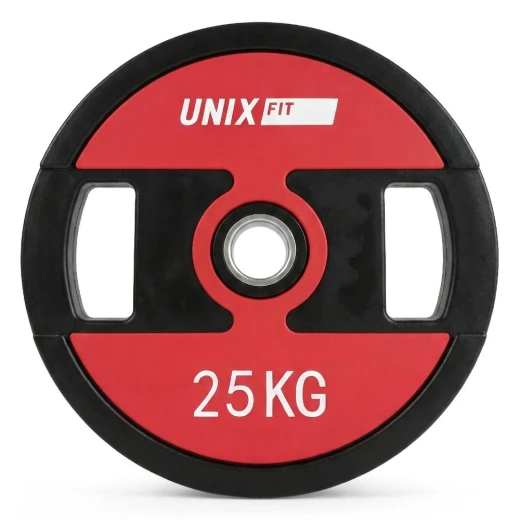 Диск уретановый c хватом UNIX Fit PRO 25 кг, 51 мм, 1 шт.