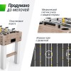 Игровой стол UNIX Line Футбол - Кикер (125х61 см) Grey Wood