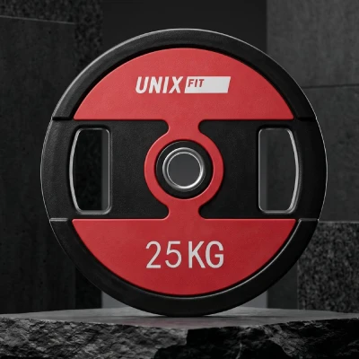 Диск уретановый c хватом UNIX Fit PRO 25 кг, 51 мм, 1 шт.