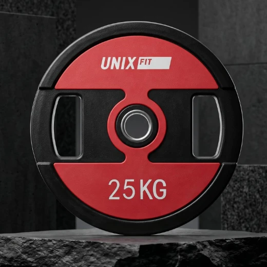 Диск уретановый c хватом UNIX Fit PRO 25 кг, 51 мм, 1 шт.