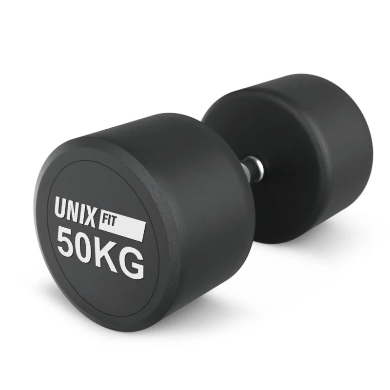 Гантель UNIX Fit PRO круглая обрезиненная 50 кг / шт.