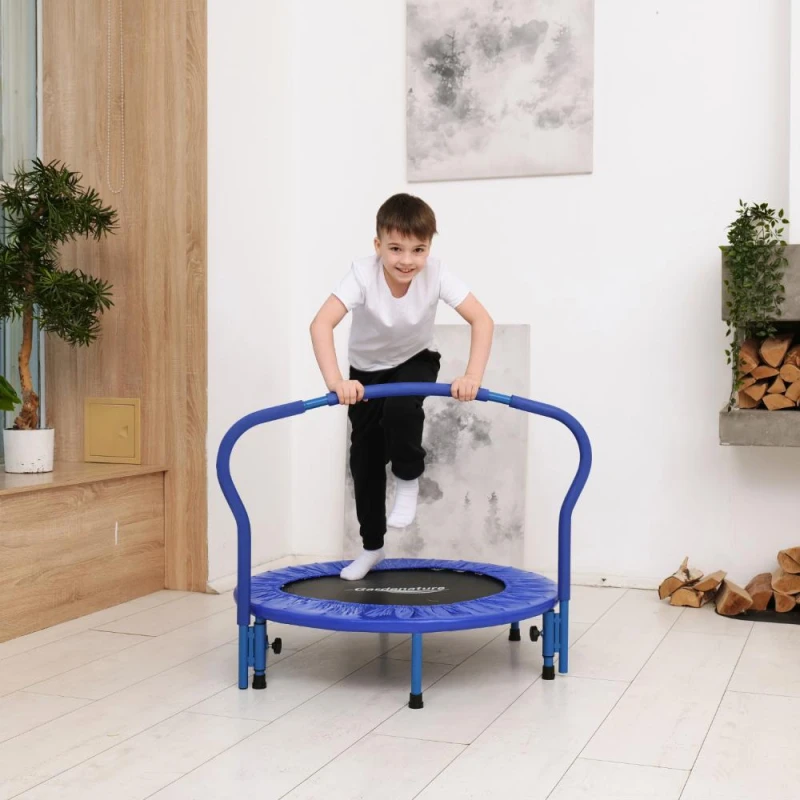 Батут с поручнем DFC Gardenature 36'' синий купить в Туле по низкой цене