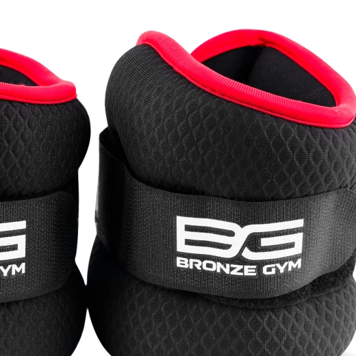 Утяжелители для ног и рук BRONZE GYM, 2кг (1кг х 2), пара.