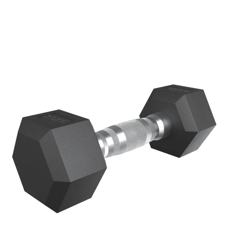 Гантель гексагональная UNIX Fit обрезиненная 2,5 кг / шт.