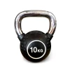 Гиря полиуретановая с хромированной ручкой Protrain KB2015-10
