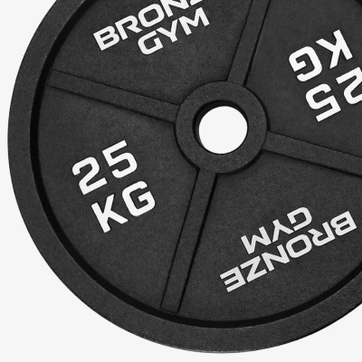 Диск олимпийский BRONZE GYM чугунный 25 кг
