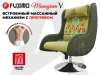 Дизайнерское кресло FUJIMO Monogram Pine Lime
