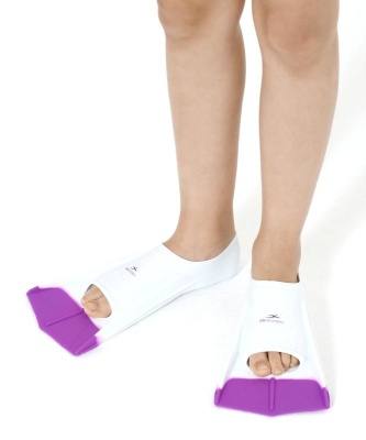 Ласты тренировочные Pooljet White/Purple, L