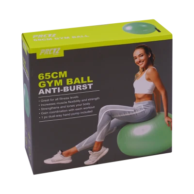 Мяч гимнастический PRCTZ GYM BALL ANTI-BURST, 65 см.