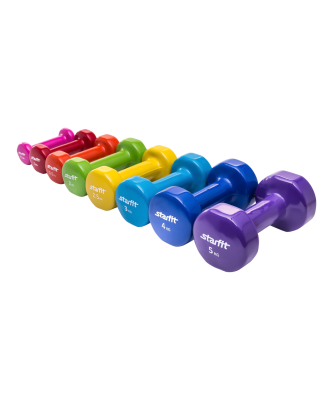 Гантель виниловая DB-101 3 кг, синий