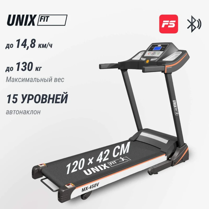 Беговая дорожка UNIX Fit MX-450V — купить в Туле