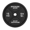 Диск олимпийский BRONZE GYM чугунный 15 кг