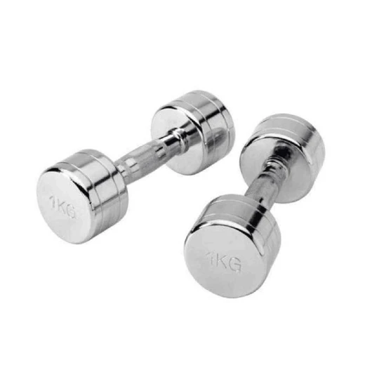 Гантельный ряд хромированный 1-10 кг OKPRO OK1025