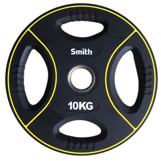 Диск полиуретановый 10кг. Smith Сила PUWP12