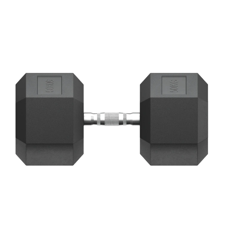 Гантель гексагональная UNIX Fit обрезиненная 50 кг / шт.